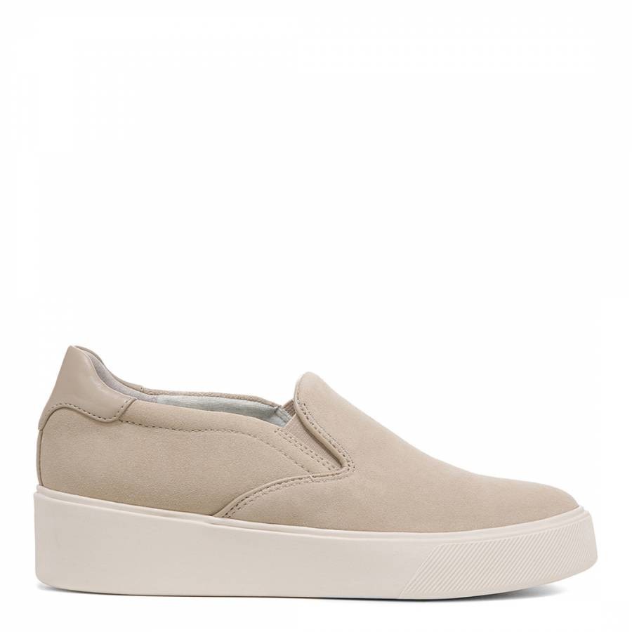 White Suede Marianne Slip On Trainers