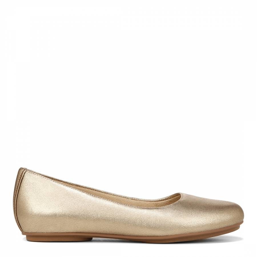 Gold Maxwell Leather Pump