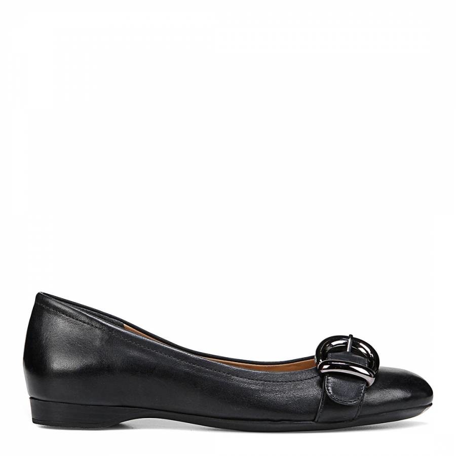 Black Polly Leather Pump