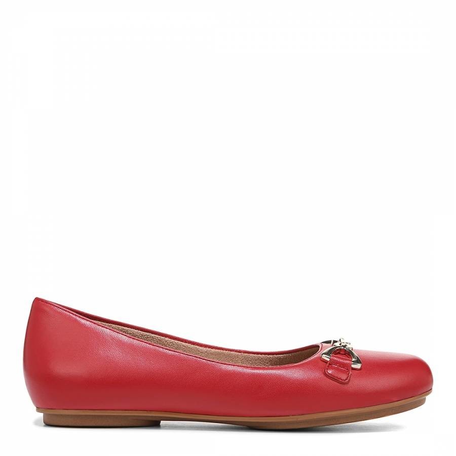 Red Maxwell Leather Pump