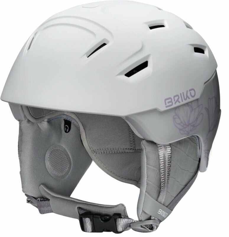 Briko Crystal X Matt Shiny Mischka Gray/Victoria Lilac XL Ski Helmet