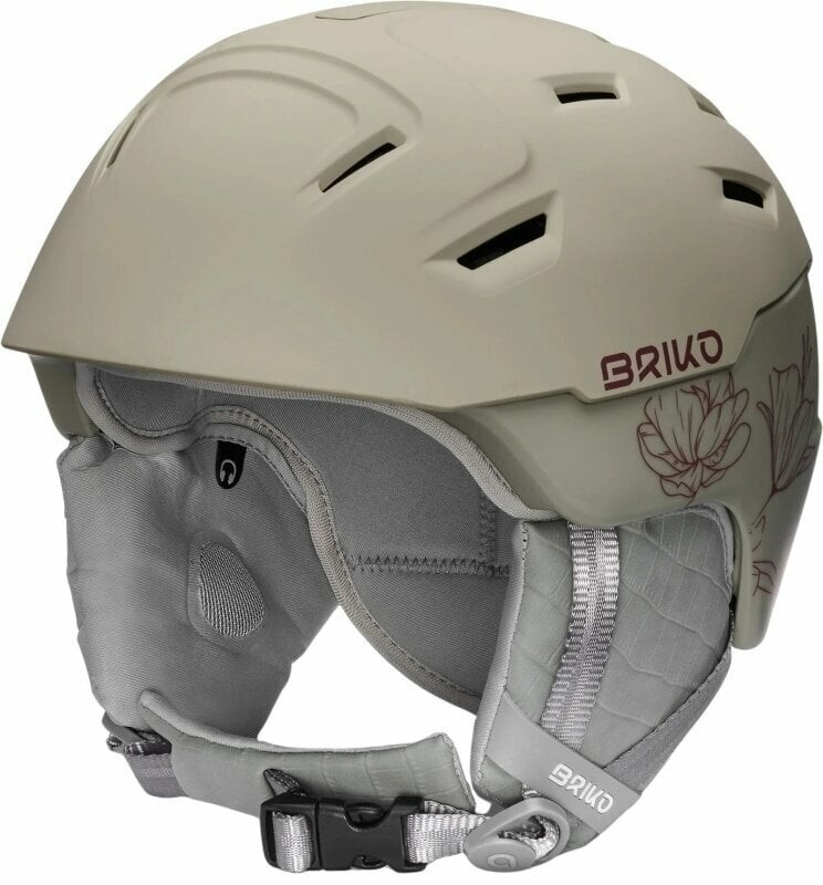 Briko Crystal X Matt Shiny Nomas Beige/Tawny Port Plum S Ski Helmet