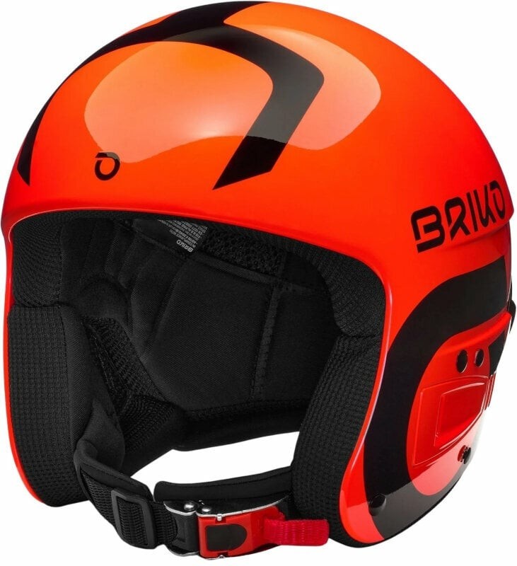 Briko Vulcano FIS 6.8 EPP Shiny Orange/Black 56 Ski Helmet