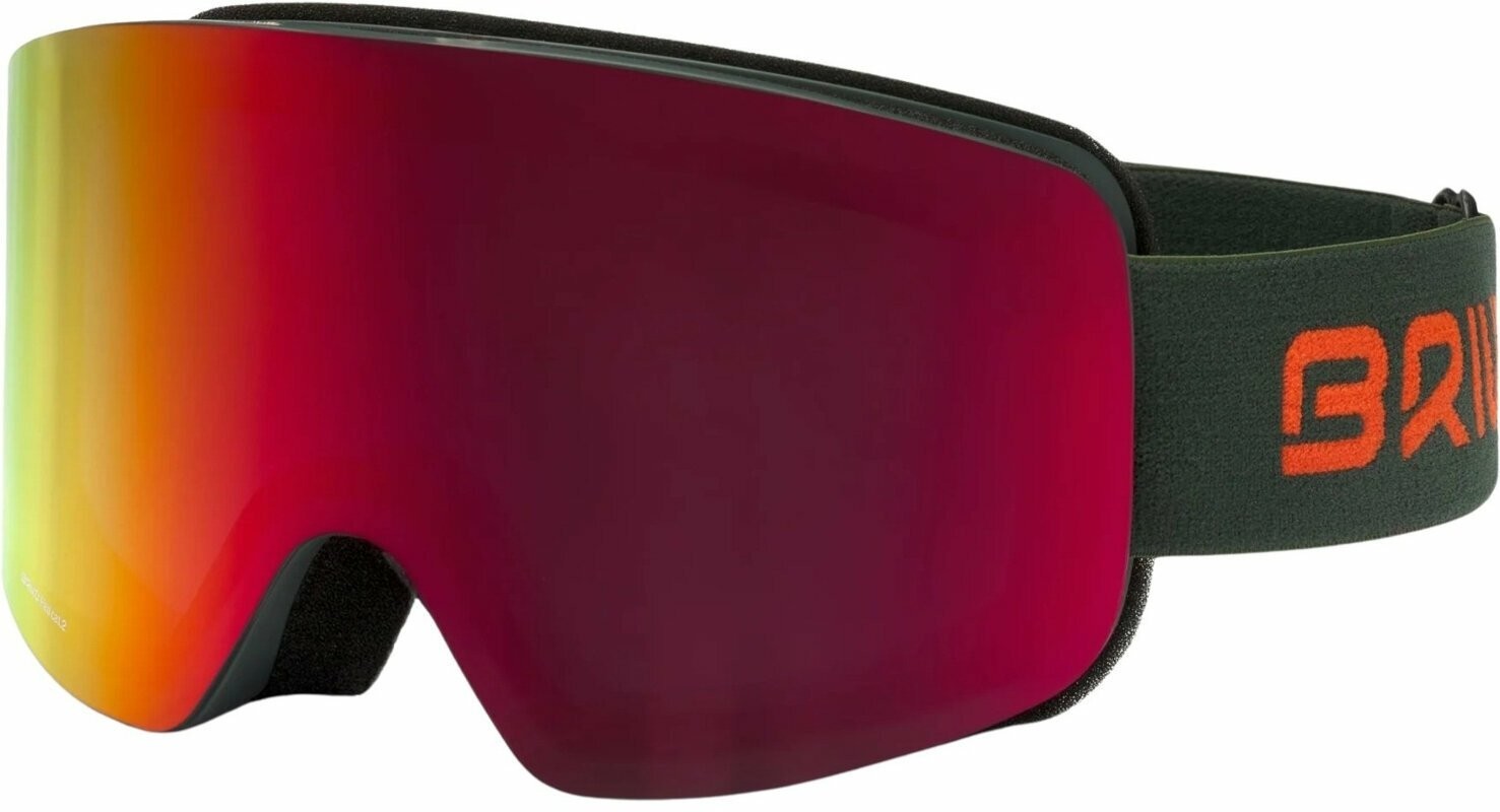 Briko Borealis Magnetic 2 Lenses Green Timber/RM2P1 Ski Goggles