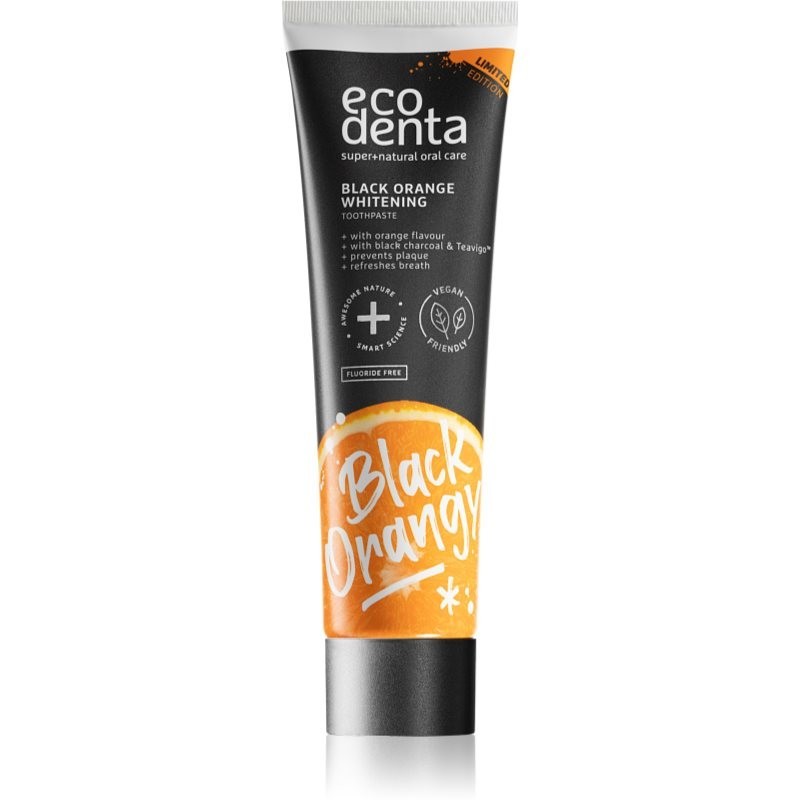 Ecodenta Expert Black Orange Whitening black whitening toothpaste without fluoride flavour pomeranč 100 ml