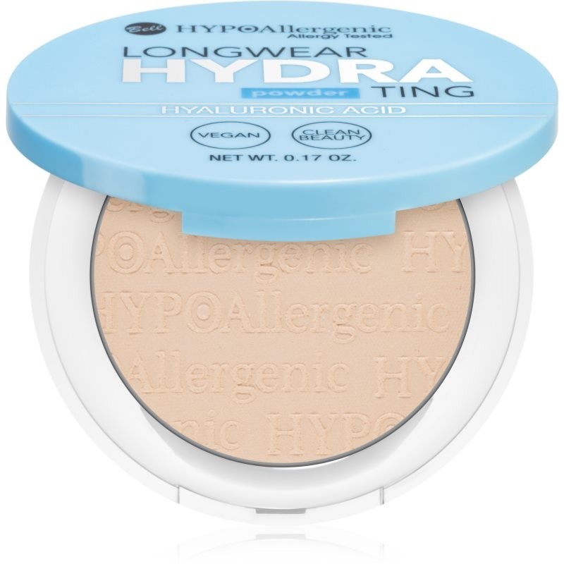 Bell Longwear Hydrating Powder compact powder with hyaluronic acid shade 02 Light Beige 5 g