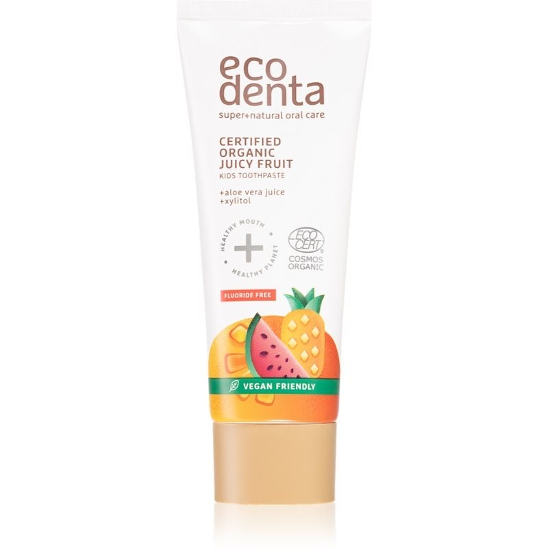 Ecodenta Organic Kids Certified Organic Juicy Fruit toothpaste for children 75 ml