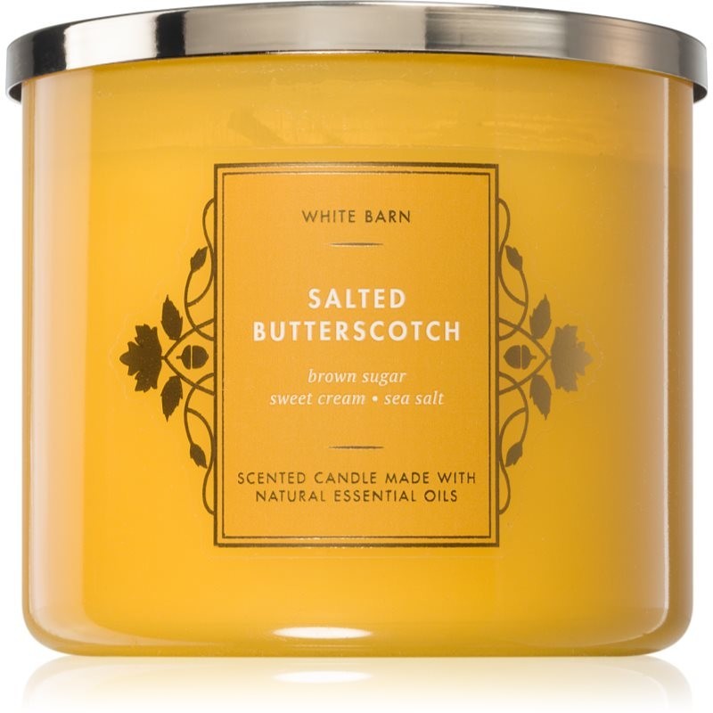 Bath & Body Works Salted Butterscotch scented candle 411 g