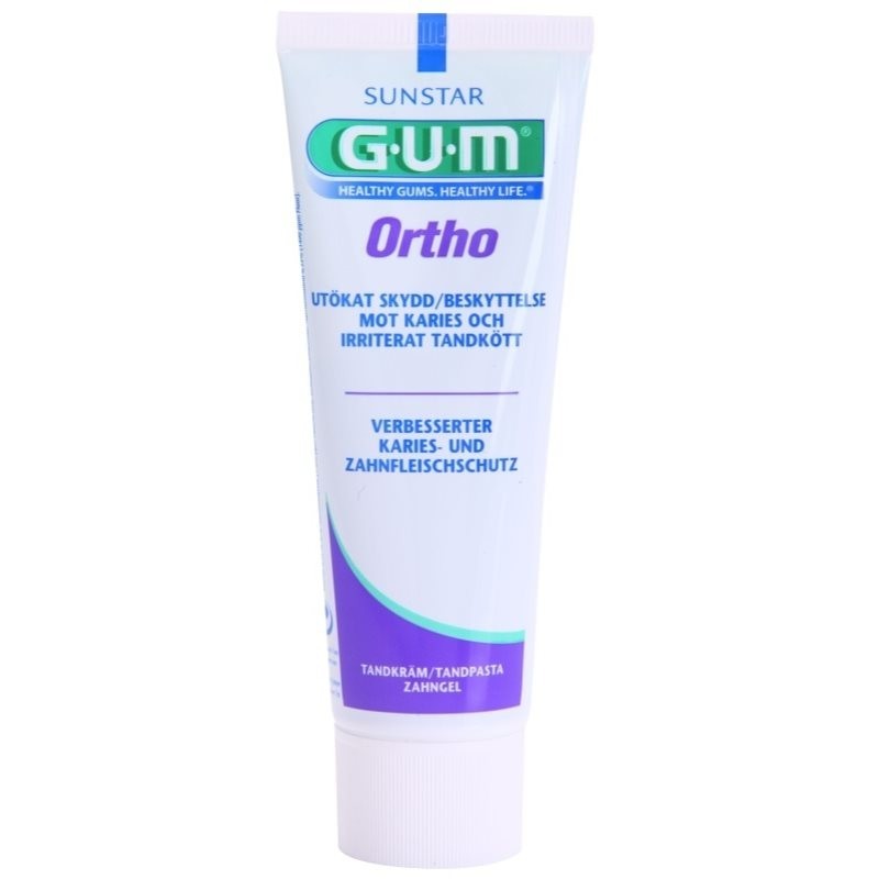 G.U.M Ortho toothpaste user fixed braces 75 ml