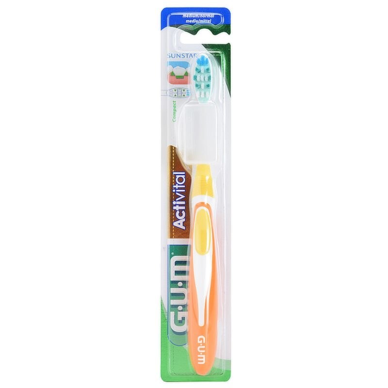 G.U.M Activital Compact toothbrush medium 1 pc