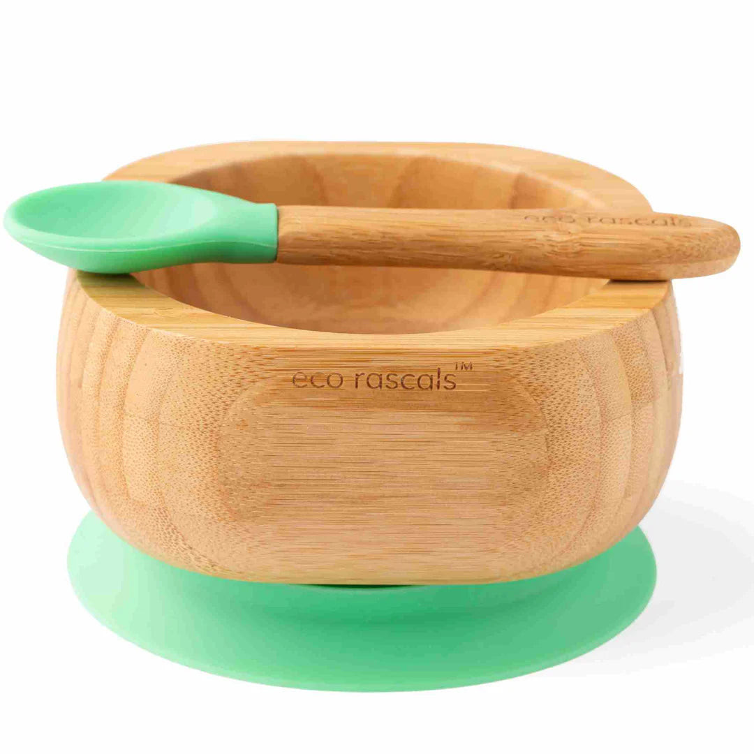 Eco Rascals Bowl & Spoon set in Green