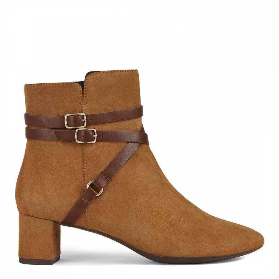 Brown Suede Pheby 50 Ankle Boot