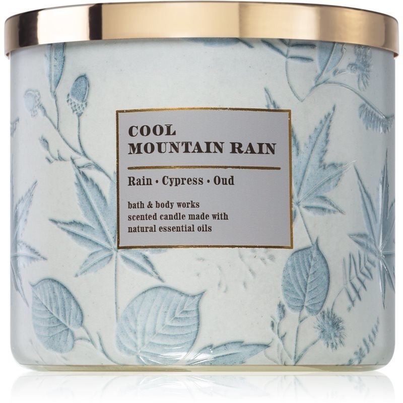 Bath & Body Works Cool Mountain Rain scented candle 411 g