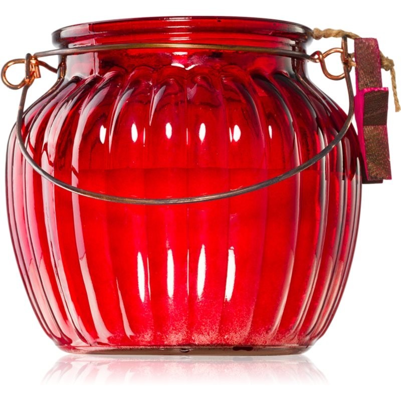 Wax Design Red Candle With Handle scented candle 11 cm