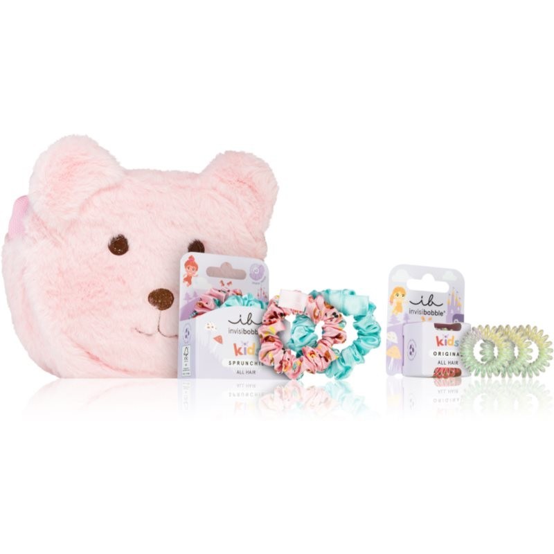 invisibobble Pink Teddy Xmas 2023 set (for children)