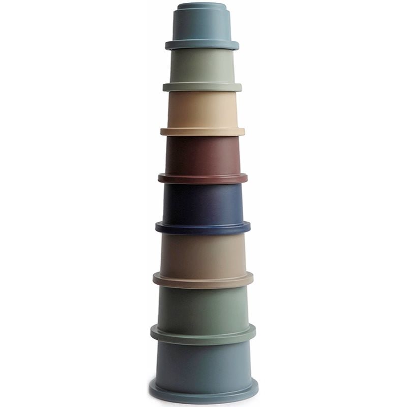 Mushie Stacking Tower stackable tower Forest 6m+ 1 pc