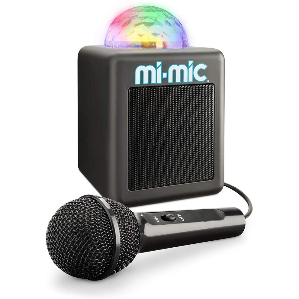 Mi-Mic Mini Karaoke Machine and Disco Cube Speaker LED Lights