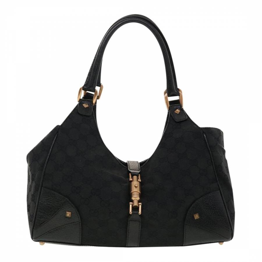 Black Gucci Bardot Shoulder Bag