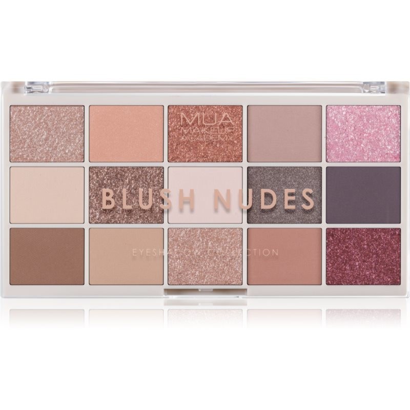 MUA Makeup Academy Professional 15 Shade Palette eyeshadow palette shade Blush Nudes 12 g