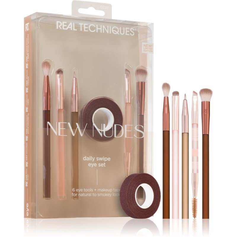 Real Techniques New Nudes eye makeup brush set