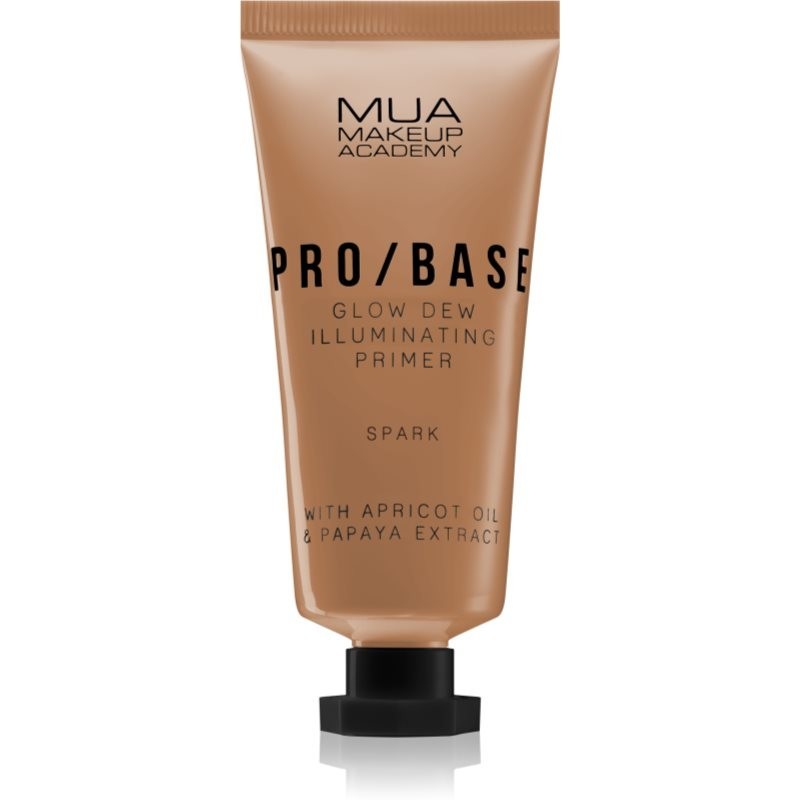 MUA Makeup Academy PRO/BASE Glow Dew brightening makeup primer shade Spark 30 ml