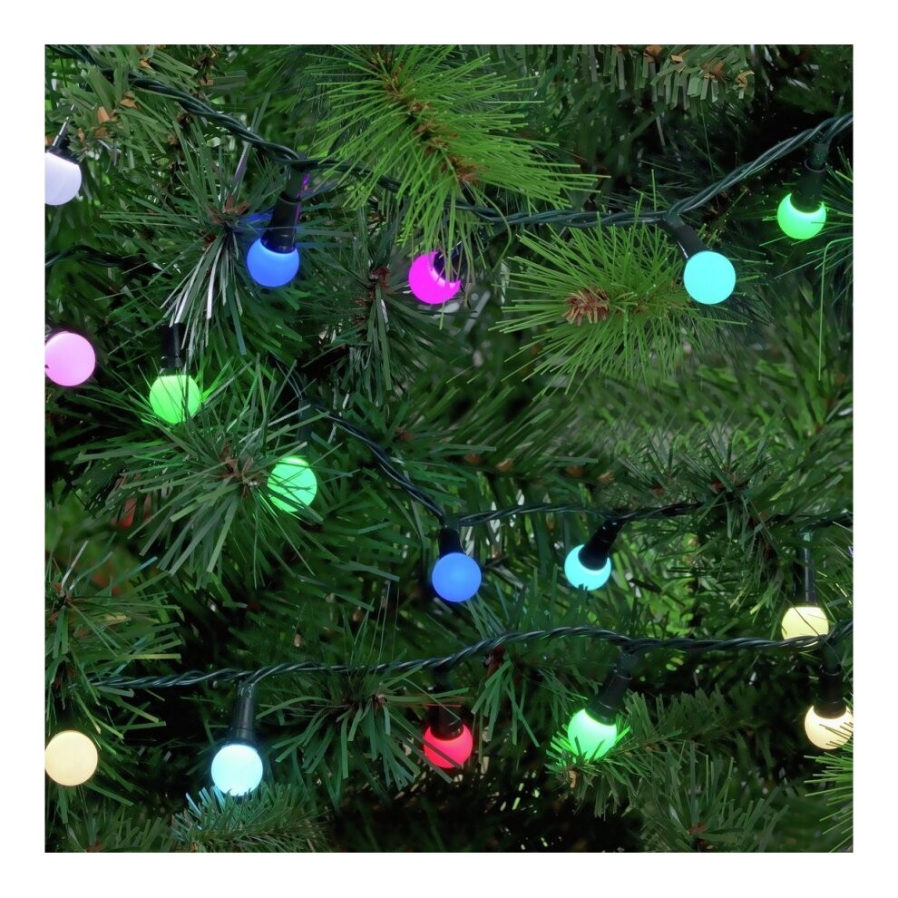 Home 160 LED Berry Christmas Tree Lights - Multicoloured