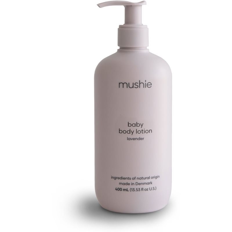 Mushie Organic Baby moisturising body lotion for children from birth Lavender 400 ml