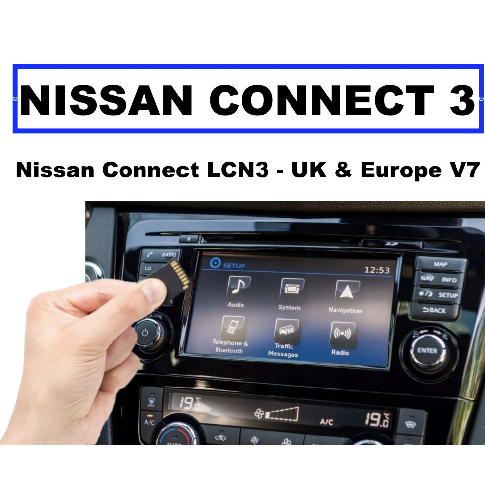 NISSAN CONNECT 3 2022 SD CARD MAP LCN3 V7 EUROPE / KE288-LCNKEV7 /