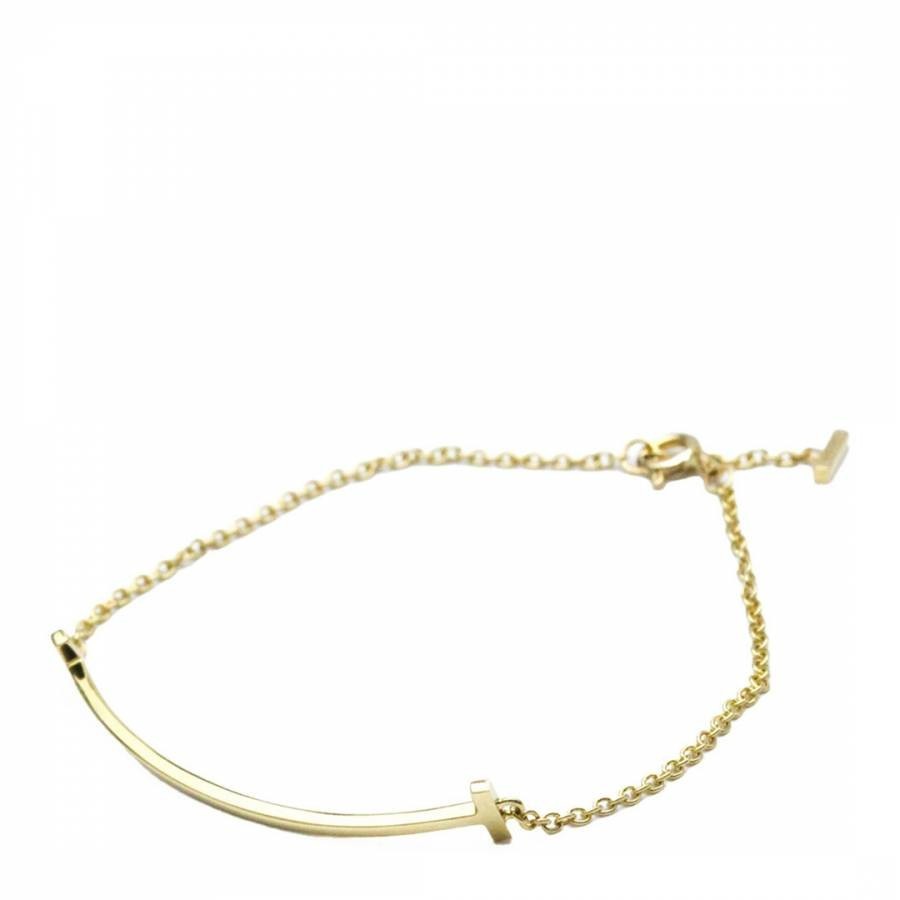 Gold T Smile Bracelet