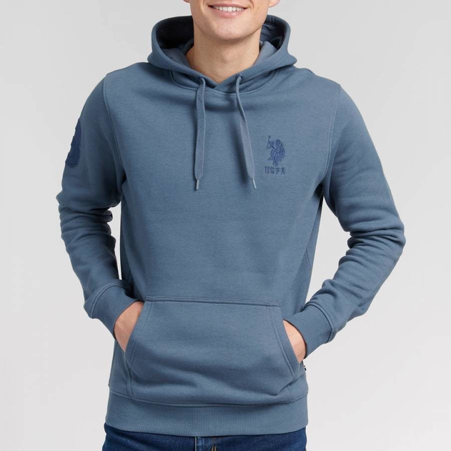Blue Player 3 Cotton Hoodie