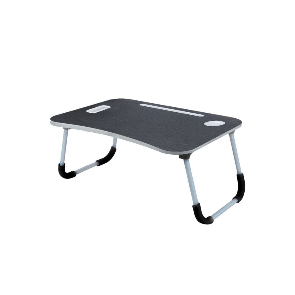 (Black Brushed Color) Laptop Table Stand FoldingDesk Bed Computer