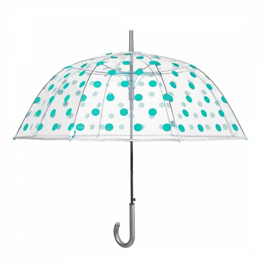 Blue Polka Dots Birdcage Umbrella