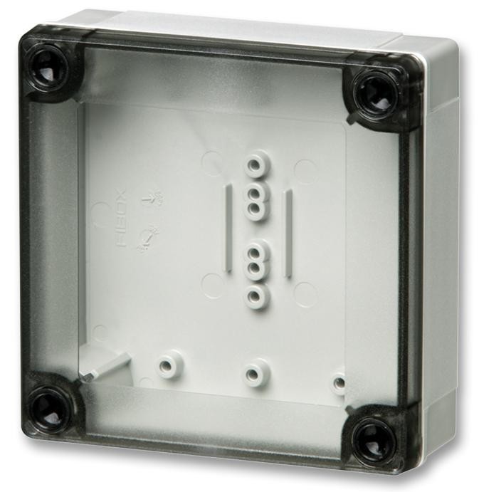 Fibox Pc 95/50 Lt Enclosure Box, Transparent Lid, 100X100X50mm