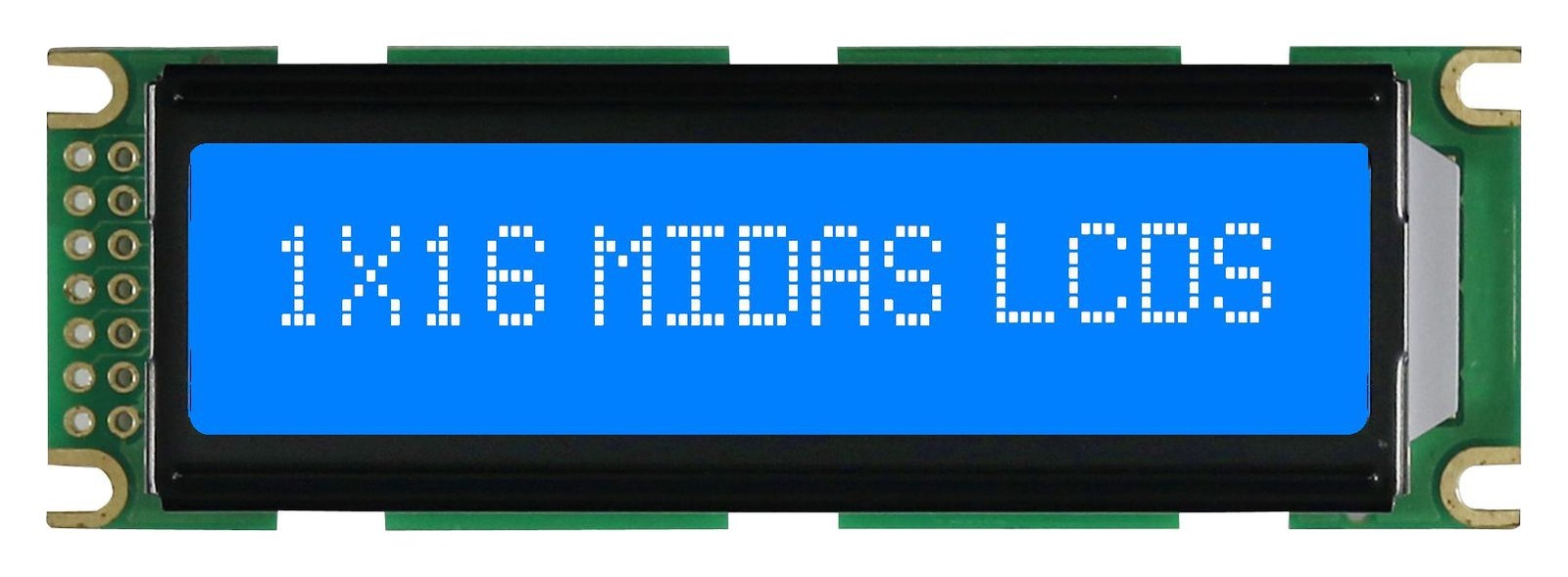 Midas Displays Mc11606C6Wr-Bnmlw Alphanumeric Display, Stn, 6.56mm, Cob