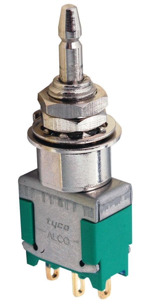 Alcoswitch / Te Connectivity Mpa106F Pushbutton Switch, Spdt, 6A, 125Vac, Solder Lug