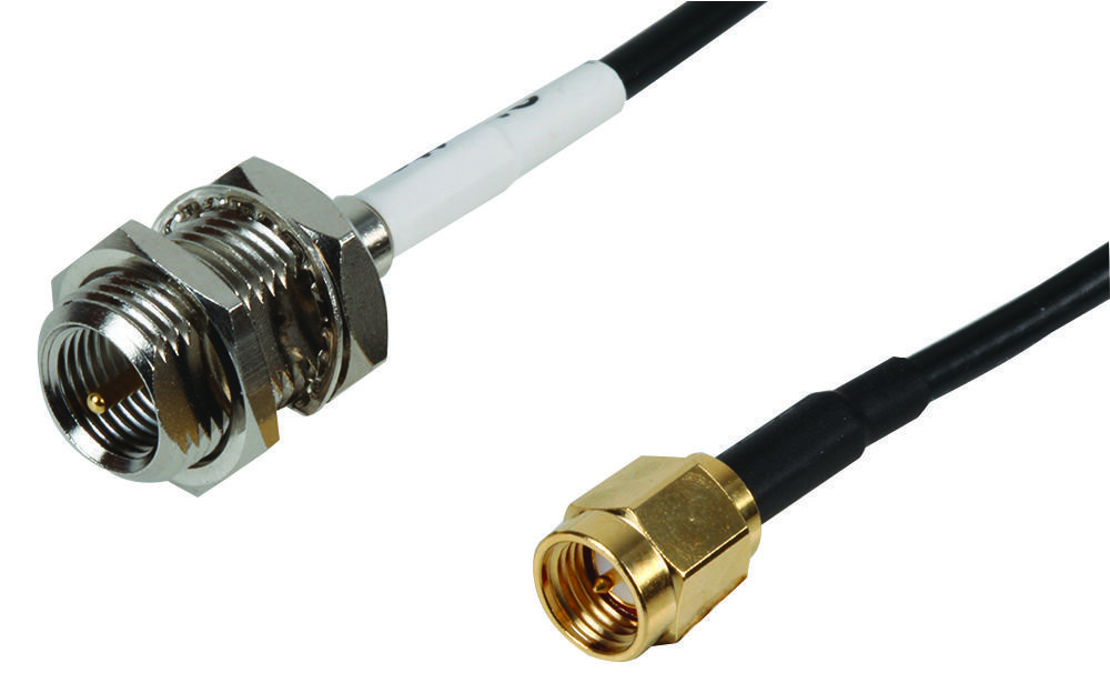 Siretta Asma030Y174S11 300mm Rg174 Cable, Sma M / Fme M B/head