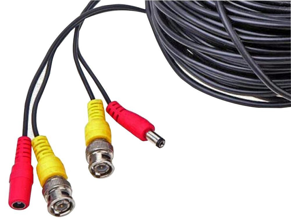 Blupont C-Bnc-50M Cable Assy, Bnc Plug-2.1mm Plug, 50M