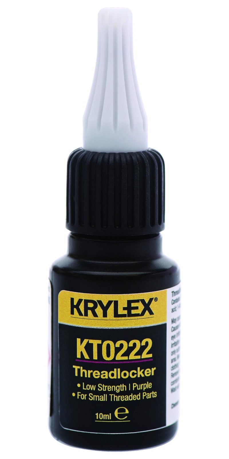 Krylex Kt0222, 10Ml Thread Locker, Bottle, 10Ml, Purple
