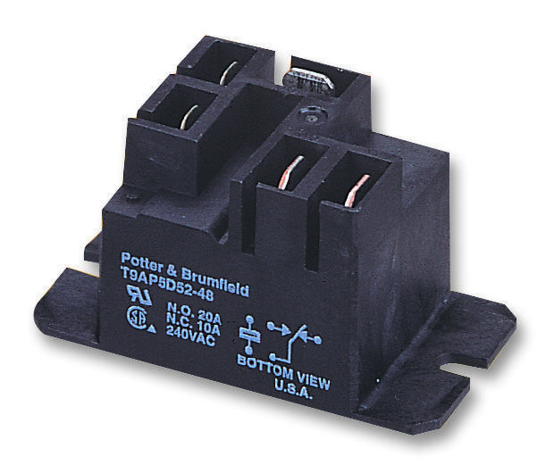 Te Connectivity 1649341-2 Relay, Spst-No, 250Vac, 30A