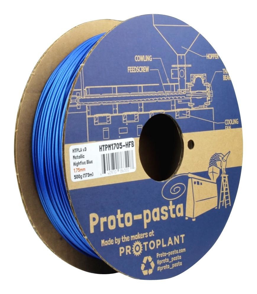 Protopasta Htpm1705-Hfb 3D Filament, 1.75mm, Htpla, Blue, 500G