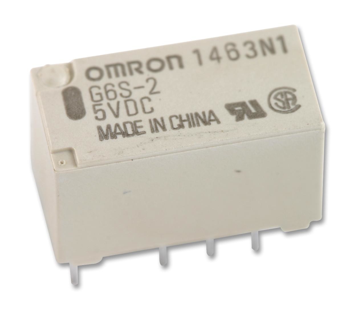 Omron G6S-2-Y  Dc12 Signal Relay, Dpdt, 12Vdc, 2A, Tht