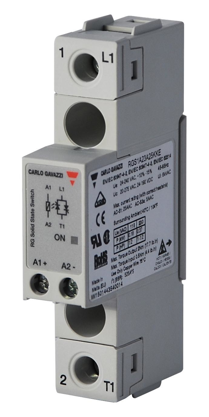 Carlo Gavazzi Rgs1A60D92Kke Solid State Contactor, 90A, 42-600Vac