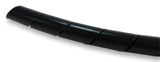 Abb Thomas & Betts Srpe-8-0-C Spiral Wrap, Black, 6-60mm, 10M