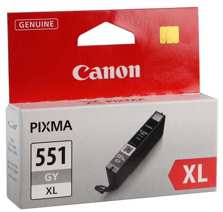 Canon Cli551Xlgy Ink Cartridge, Cli-551Gy Xl Grey, Canon