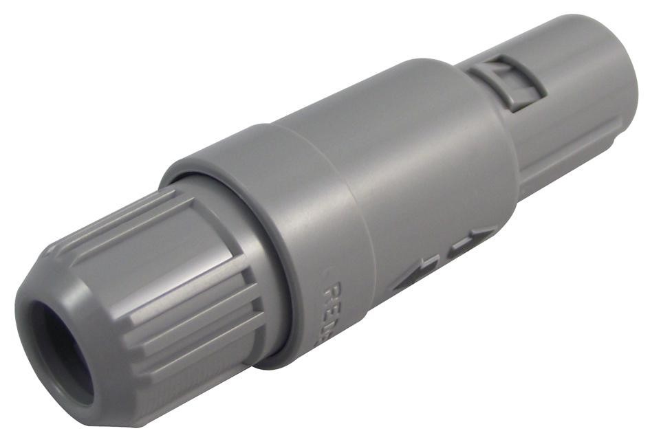 Redel Pag.m0.2Gl.ac52G Plug, 5mm, Grey, 2Way