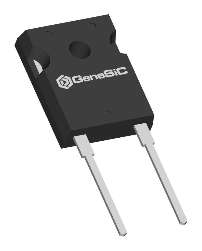 GeneSiC Semiconductor Gd60Mps17H Sic Schottky Diode, 1.7Kv, 60A, To-247