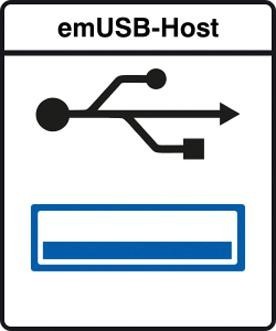 SEGGER Microcontroller Microcontroller 9.55.04 Emusb Host Pro(Ssl) Usb Host Stack, Single License