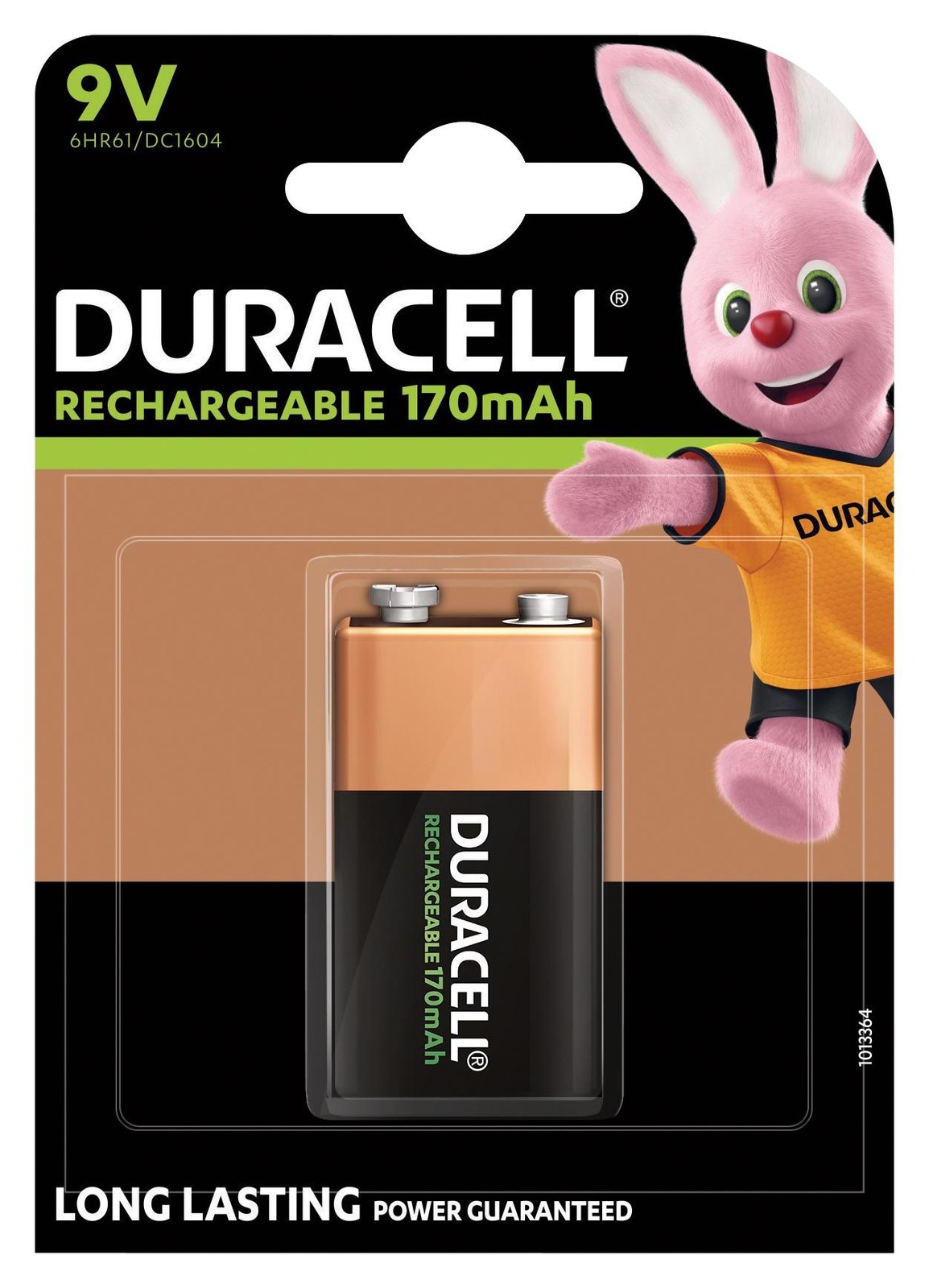 Duracell Dc1604 P1 Du Battery, Rechargeable, 8.4V, 170Mah, 9V