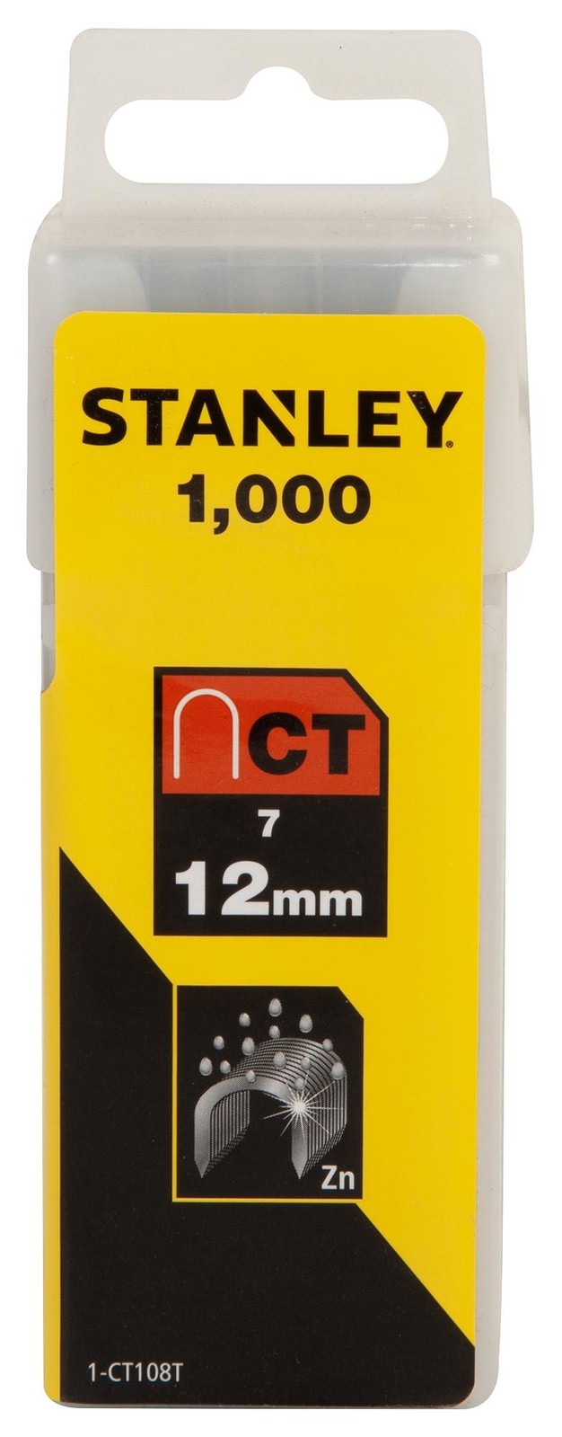 Stanley 1-Ct108T Staples, Cable, 12mm/1/2