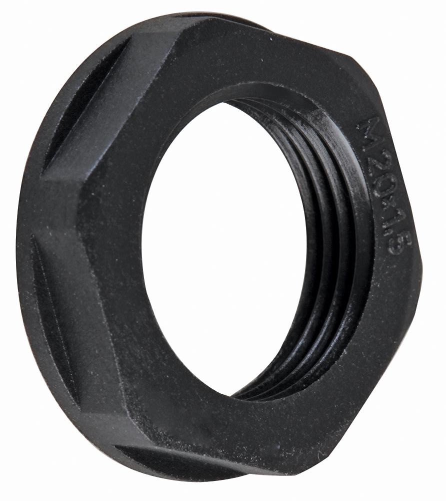 Concordia Technologies Aplnm12Blk Locknut M12 Black 10 / Pack